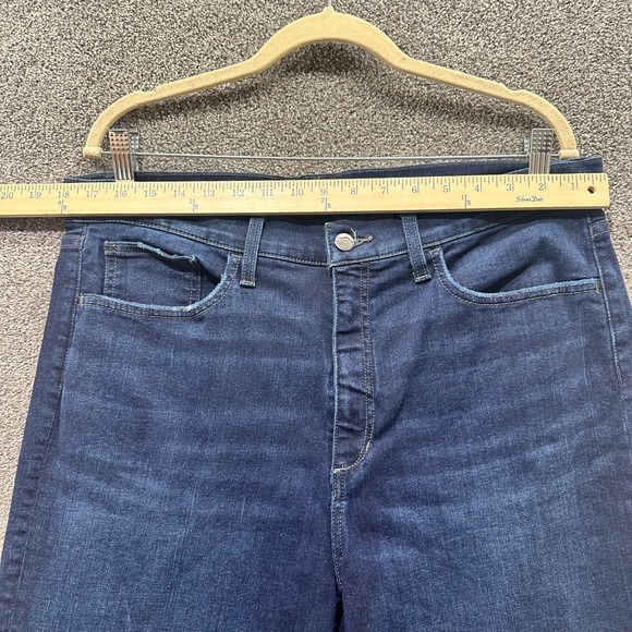 Joes Jeans Women 34 High Rise‎ Petite Flare Blue Denim Cassini 5 Pocket Casual - Picture 7 of 14